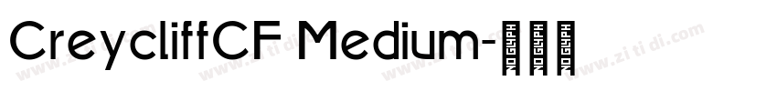 CreycliffCF Medium字体转换